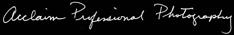 New Hampshire wedding photographers Acclaim Professional Photography logo.
