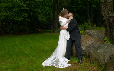 New Hampshire wedding photographers, NH wedding photographer, Acclaim Professional Photography, Bride and Groom formal portrait.