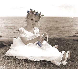 Portrait of Flower Girl