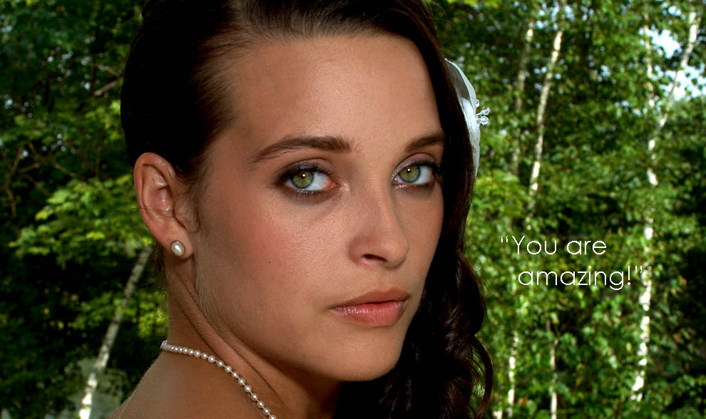 portrait of New Hampshire bride